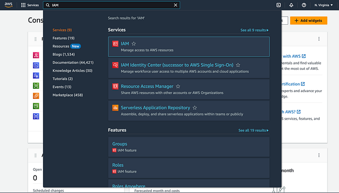 IAM User Service