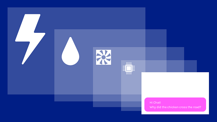 artificial intelligence, AI, energy use, ChatGPT, water, electricity