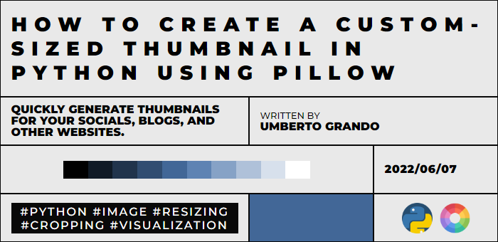 How to Create a Custom-Sized Thumbnail in Python Using Pillow | Python in  Plain English