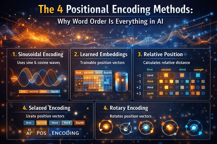 The 4 Positional Encoding Methods: Why Word Order Is Everything in AI
