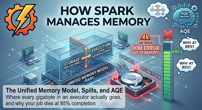 How Spark Manages Memory — The Unified Memory Model, Spills, and AQE