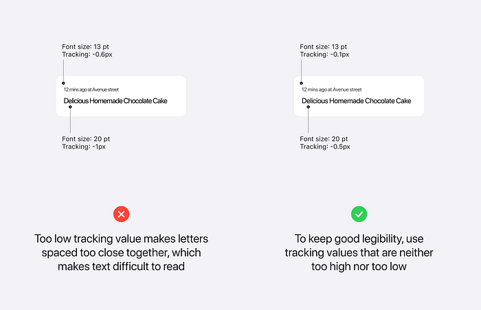 Tracking values in text