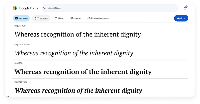 Build a font library in google font — web design tips and tricks