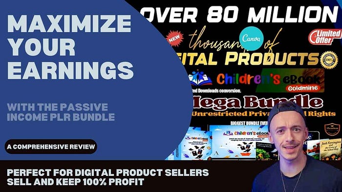 Maximize Your Earnings with the Passive Income PLR Bundle: Perfect for Digital Marketers and Entrepreneurs Ideal for Digital Product Sellers: Buy, Resell, and Keep 100% Profit with the Passive Income PLR Bundle
