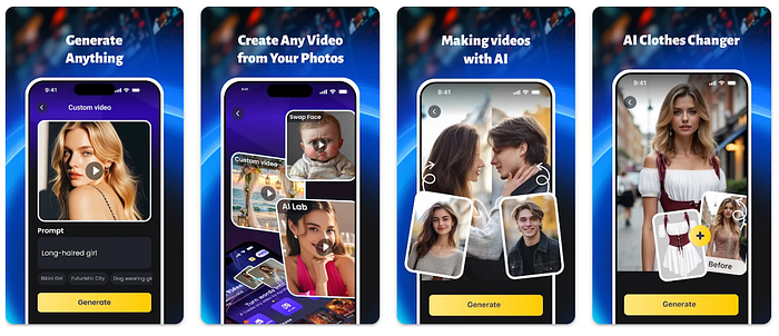 Viyou AI APP Features — Google Play
