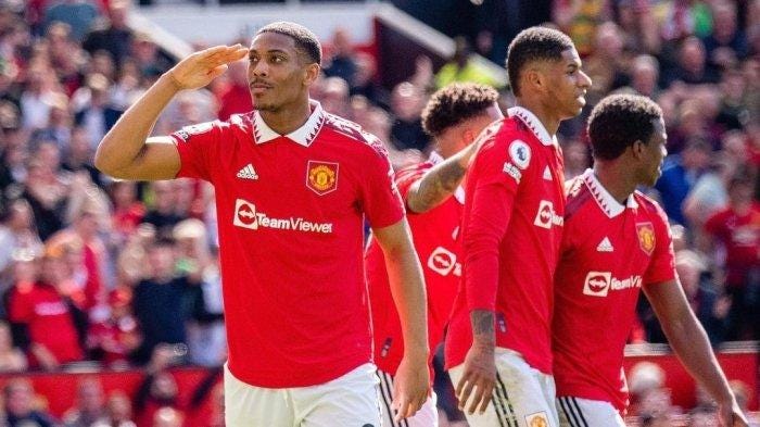 Manchester United Menang 2–0 melawan Everton di Premier League 2022/2023