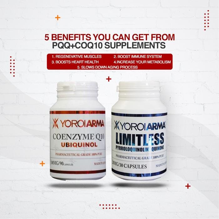 Why We Should Use PQQ & CoQ10 Together? by Yoroi Arma Medium