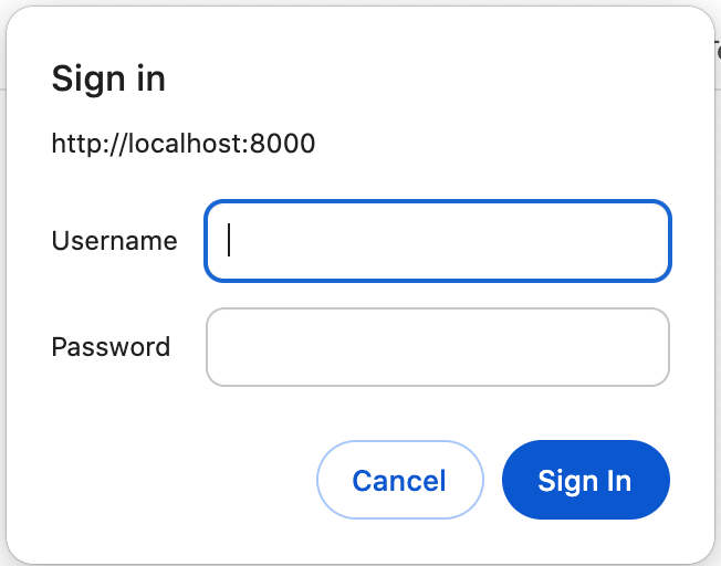 HTTP Basic Login
