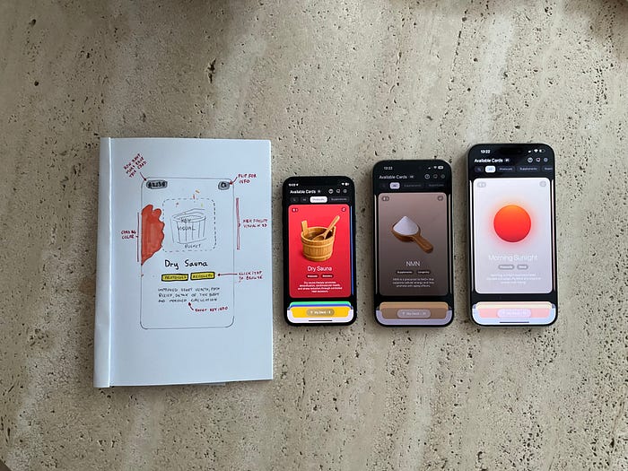 Longevity Deck paper design process