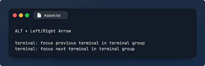Switch Terminals