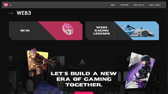 Sekuya Web3 and Racing sections preview