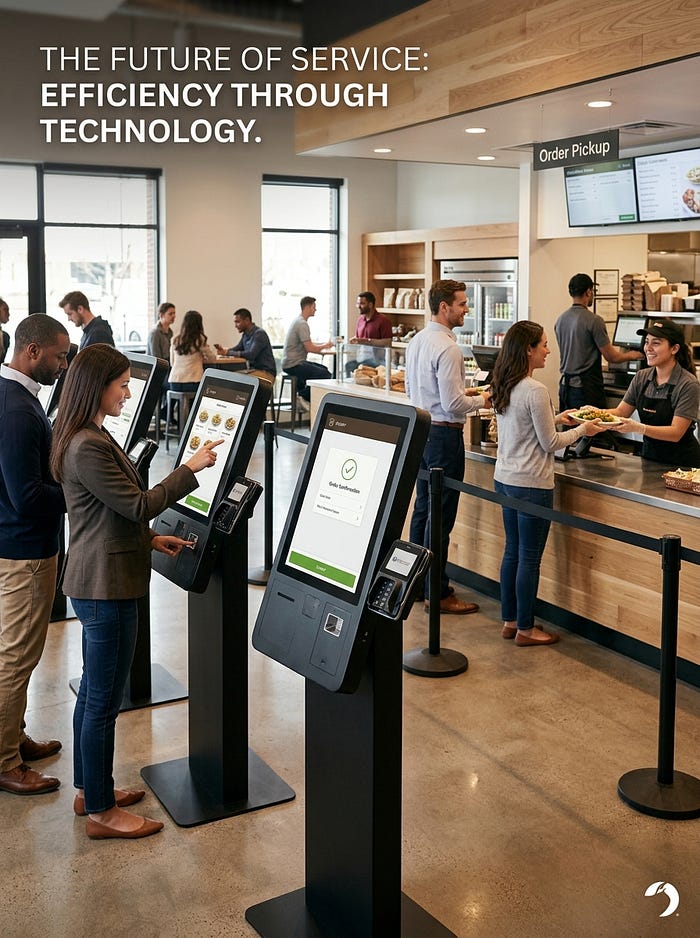 self ordering kiosk machine
