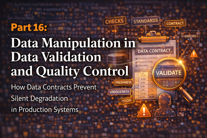 Part 16: Data Manipulation in Data Validation and Quality Control