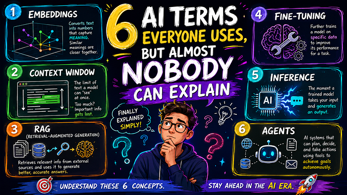 6 AI Terms Everyone Uses Right Now, But Almost Nobody Can Actually Explain
