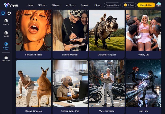 ai Trending video effects