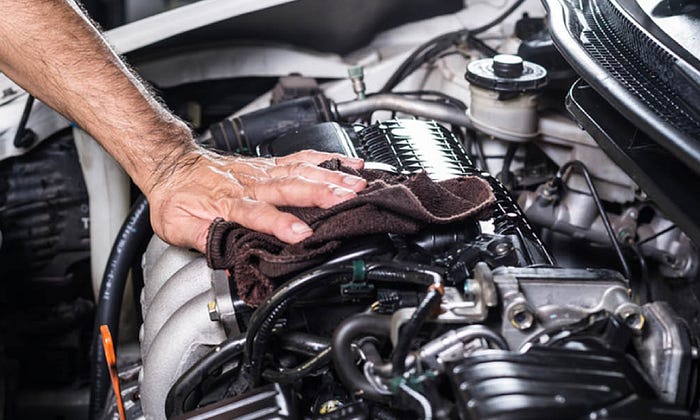 Clean your cars engine
