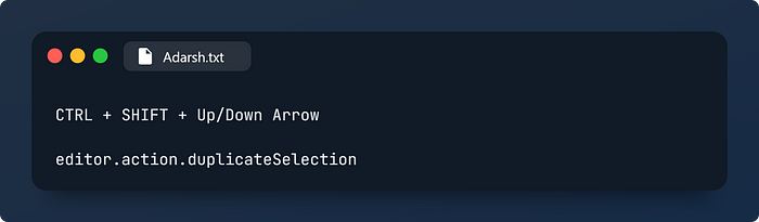 Duplicate Line