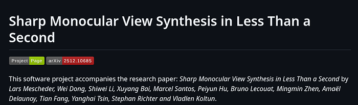 Apple Built 3D View Synthesis That Runs in Under a Second