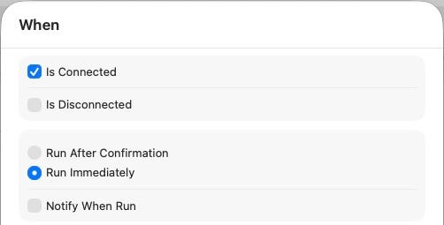 Creating an automation that lets a user use clamshell mode when their Mac’s not plugged in