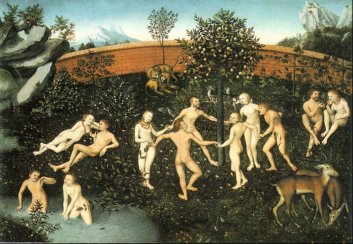 İşler ve Günler - Lucas Cranach the Elder, The Golden Age, Altın Çağ