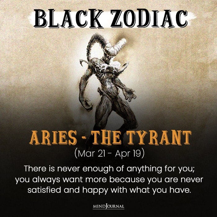 Black Zodiac: The Evil Side Of Each Zodiac Sign | by The Minds Journal ...