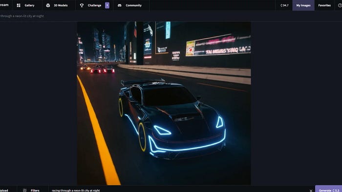CGDream 3D to Image example