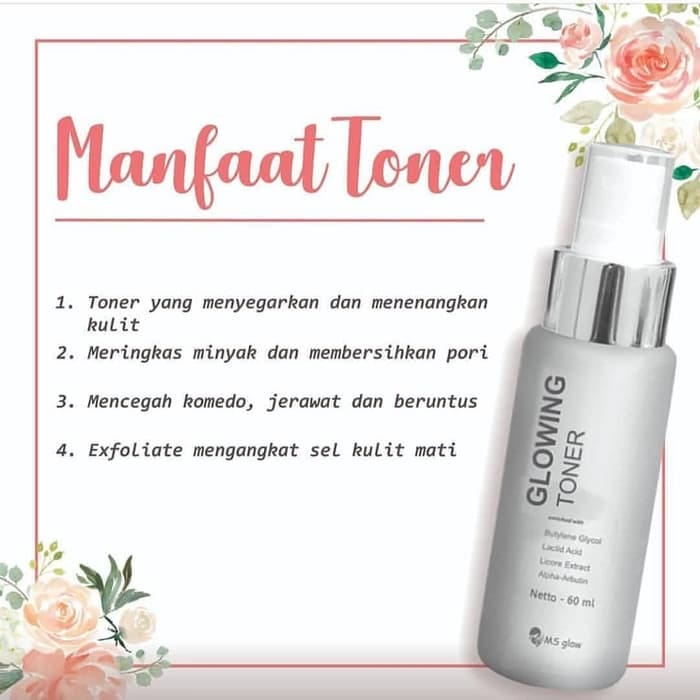 PALING AMAN Call 0813 2868 0537 Manfaat Glowing Toner Ms Glow