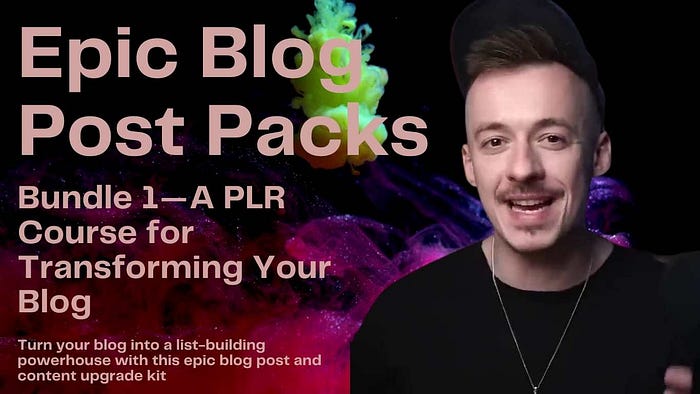 Comprehensive Review of Epic Blog Post Packs: Bundle 1 — A PLR Course for Transforming Your Blog Turn your blog into a list-building powerhouse with this epic blog post and content upgrade kit