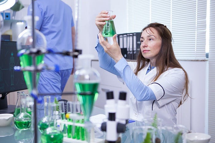 Pic of a lady doing a Quality and Safety inspection