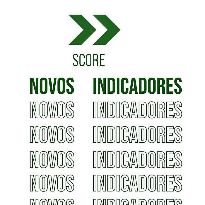 Score: novos critérios de pontuação