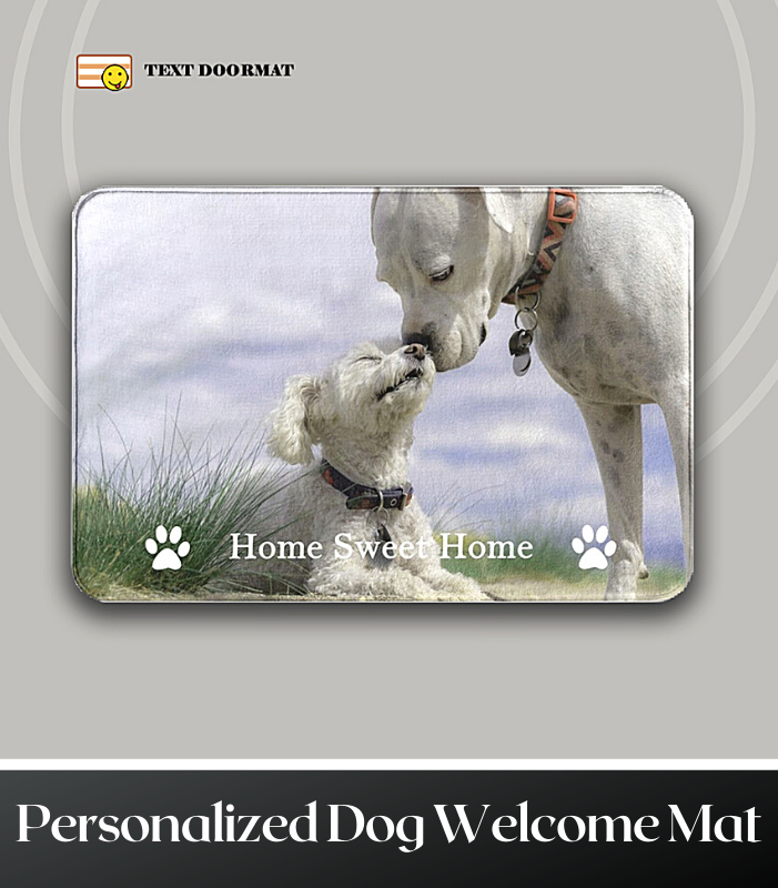 Premium Personalized Dog Mat From Text Doormat Text Doormat