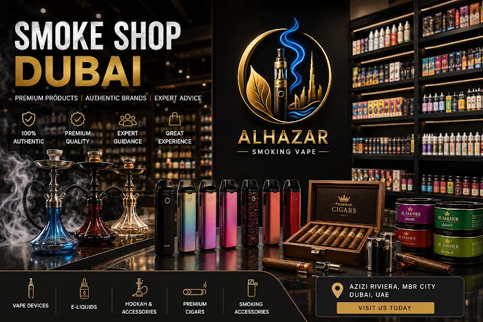 Smoke Shop Dubai: How to Choose a Trusted Store for Premium Smoking Accessories