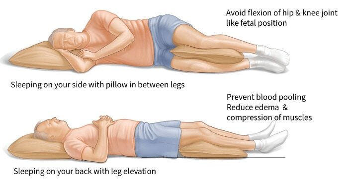 The Best Sleeping Positions for Managing Peripheral Artery Disease