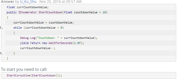 Unity — Create a countdown timer - Benjamin Calvin - Medium