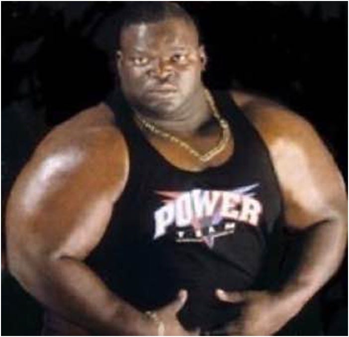 Big James Henderson “Be nice to everyone, even if you are a large and