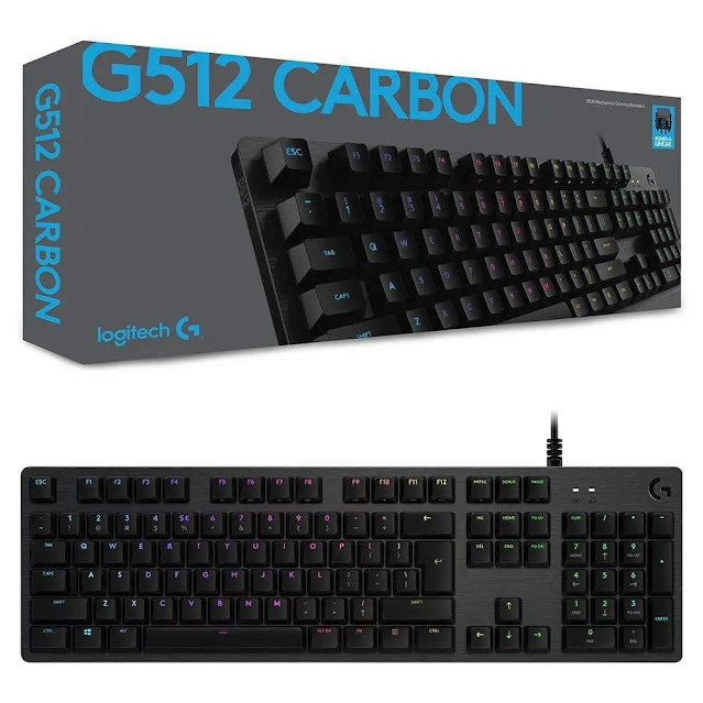 Logitech G512 Carbon RGB Mechanical Keyboard: