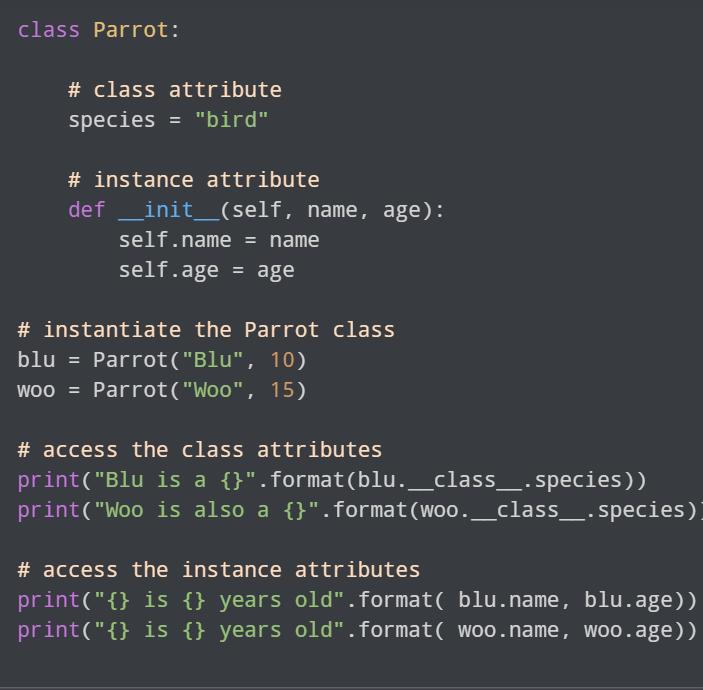 Object Oriented Concepts in Python | by SIVA NESAN J | Medium