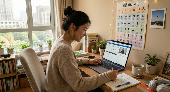 我学韩语口语的300天：从”안녕하세요”都不顺到能聊2小时的真实方法