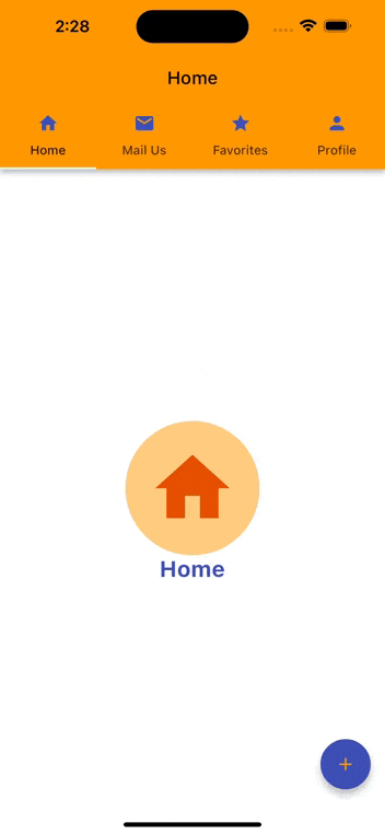 TabBar and TabBarView