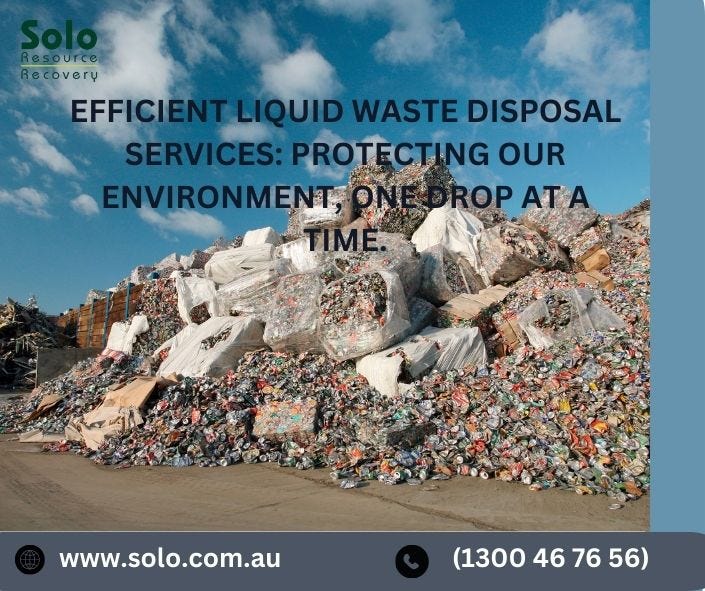 Stateoftheart liquid waste disposal solutions for all types of