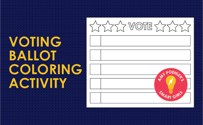 Voting Ballot Coloring Activity 