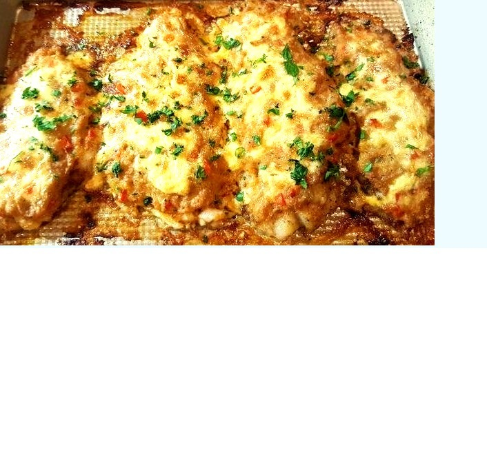 This tasty recipe for stuffed flounder combines baked flounder fillets with a crabmeat and cracker mixture that has a mustard flavor, then tops it with mayo, parsley, and paprika.