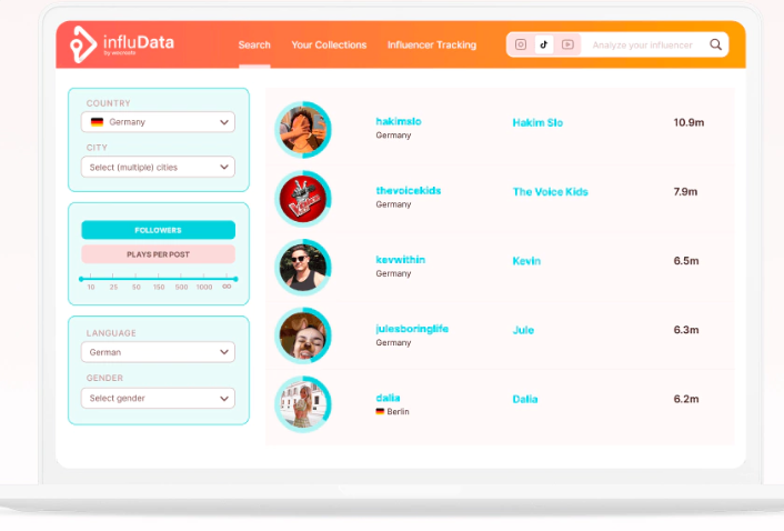 TikTok Influencer Search Tool