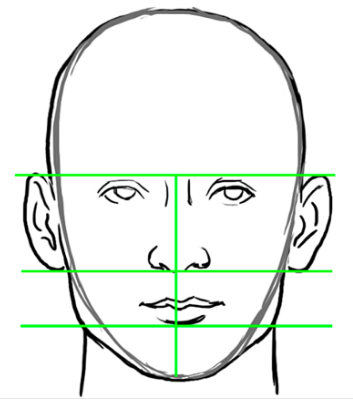 como desenhar rosto feminino de frente passo a passo  Desenho rosto  feminino, Desenhos de rostos, Desenho de cabelo feminino