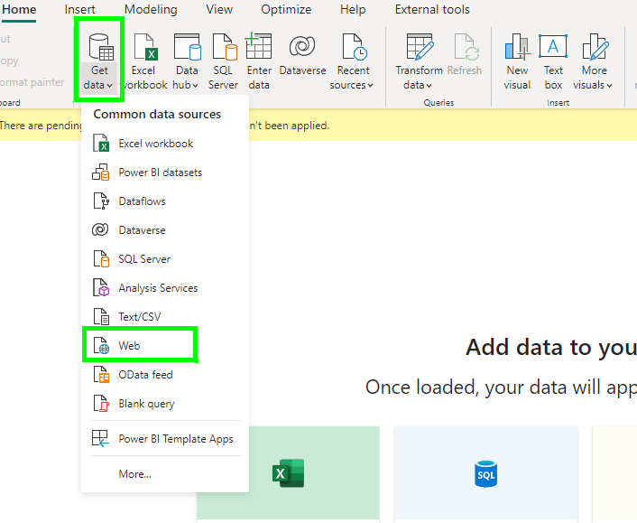 How to get data from the web with multiple pages using Power Query by