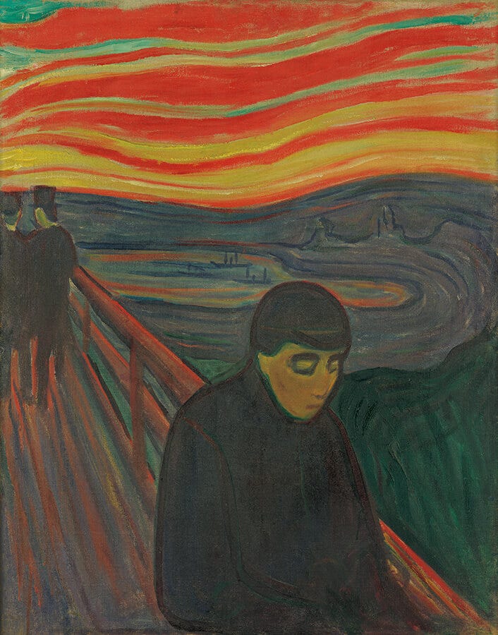 《絕望》,1984年 (圖片來源https://munch2018.jp)