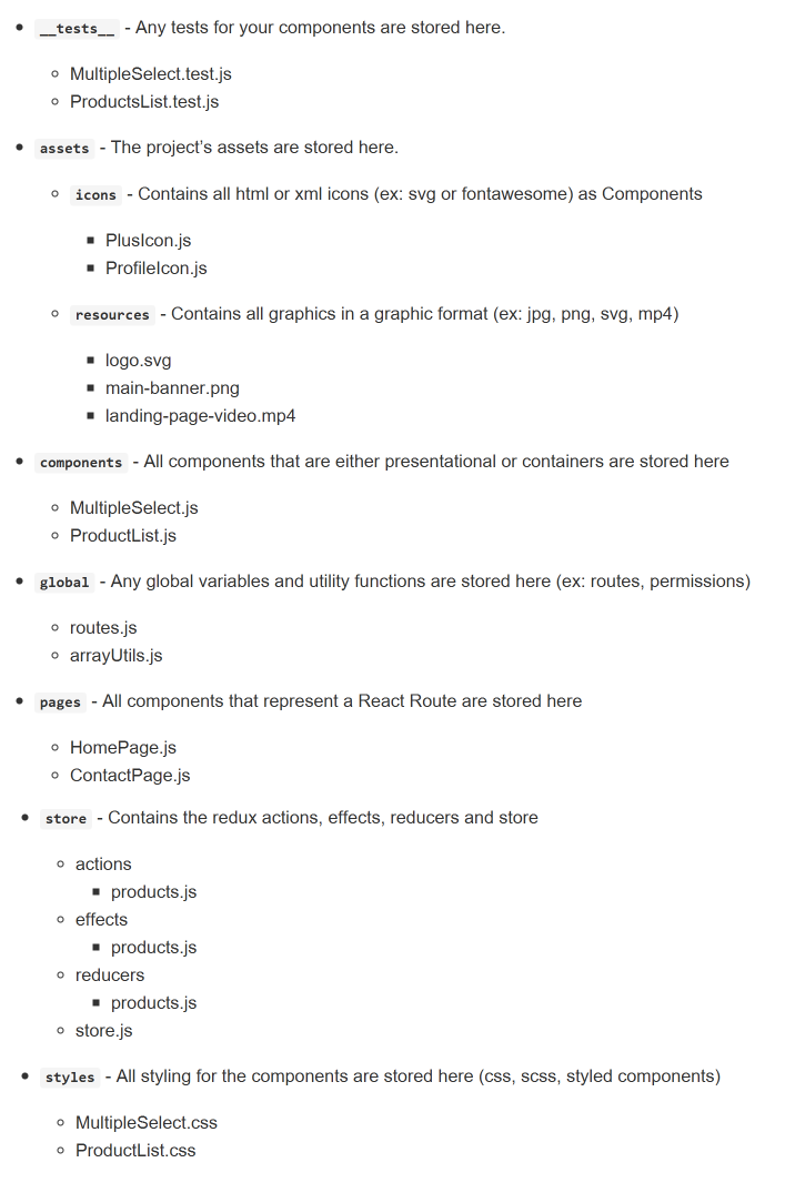 Choosing the best folder structure for your React application | by ...