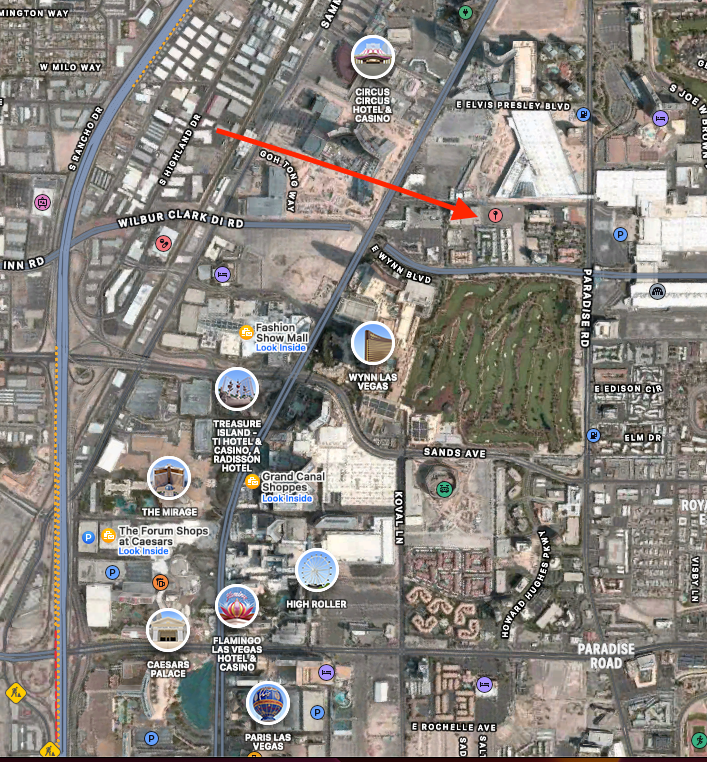 The former location of the Debbie Reynolds Casino, and the WWF Hotel & Casino that never was.