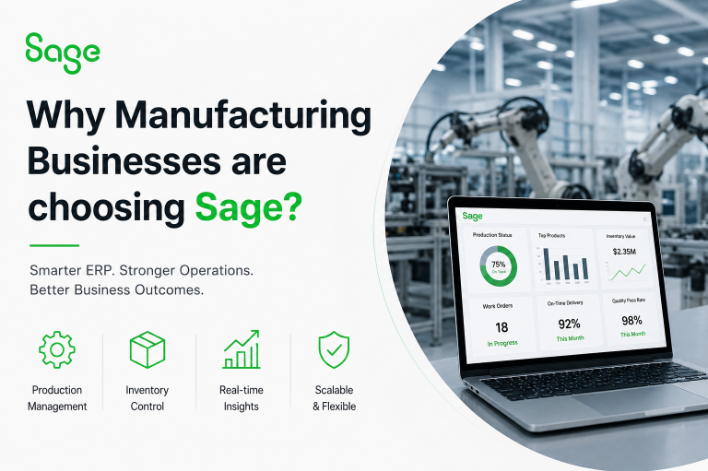 Why Manufacturing Businesses Are Choosing Sage?