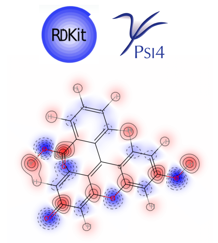 化學資訊學小技巧：RDKit和Psi4的原子電荷計算